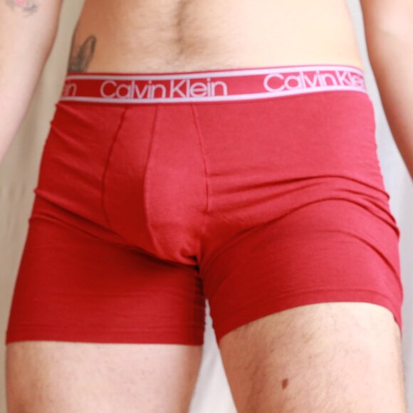 Calvin Klein Underwear Other - Calvin Klein Red Boxer Trunk Polyester Elastic Waistband Underwear Shorts XL